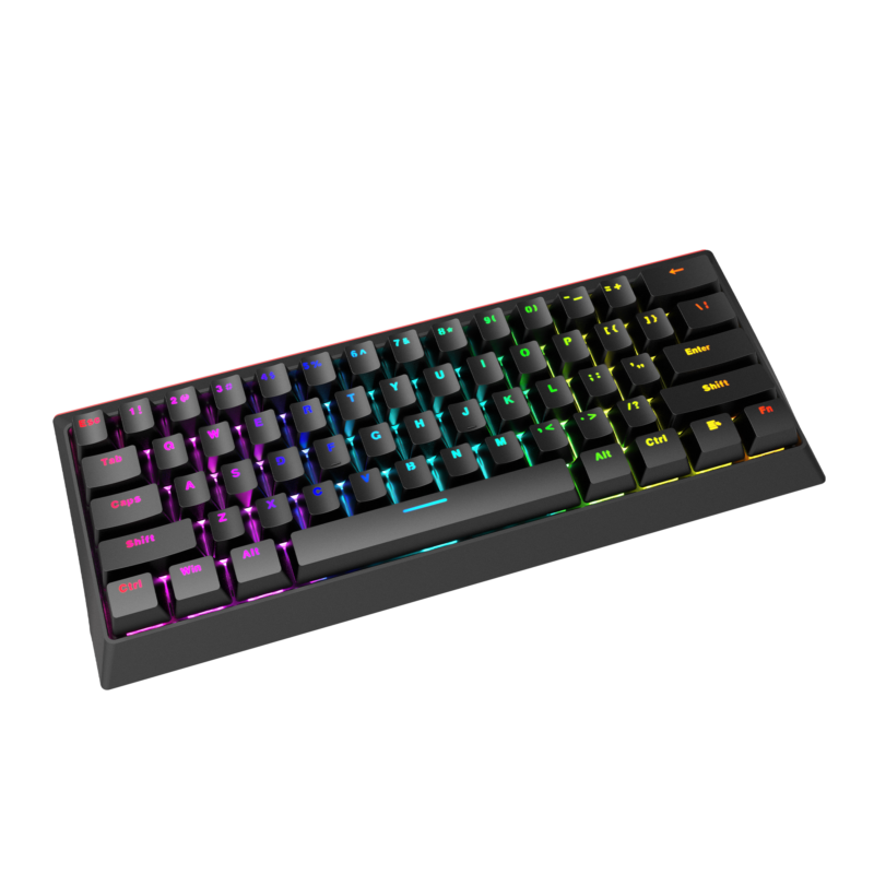 TECLADO MARVO 60% Wireless Mechanical Gaming Keyboard KG962 BLUE SWITCHES - Image 6