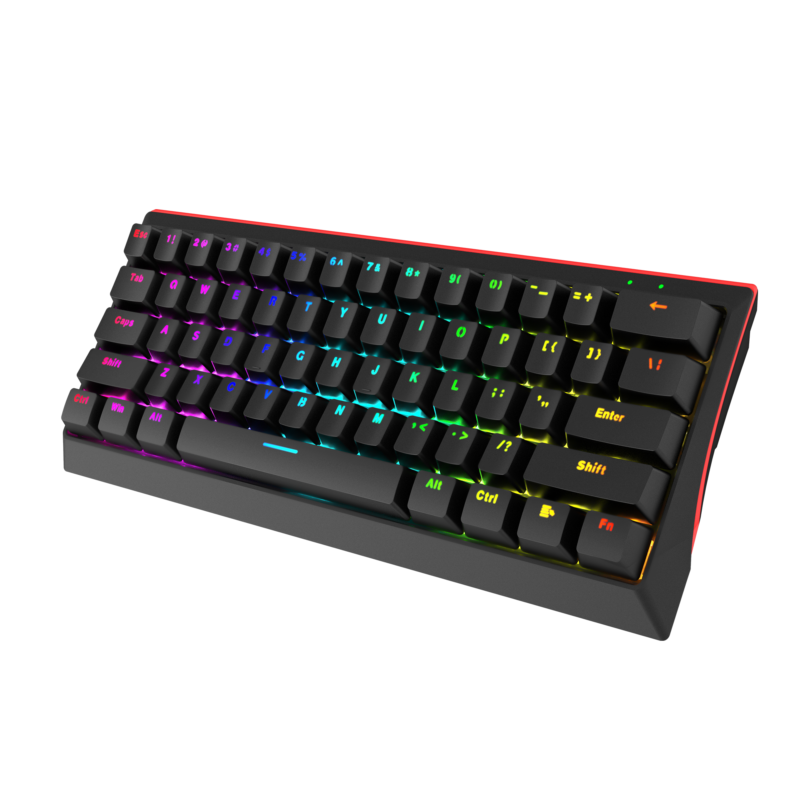 TECLADO MARVO 60% Wireless Mechanical Gaming Keyboard KG962 BLUE SWITCHES