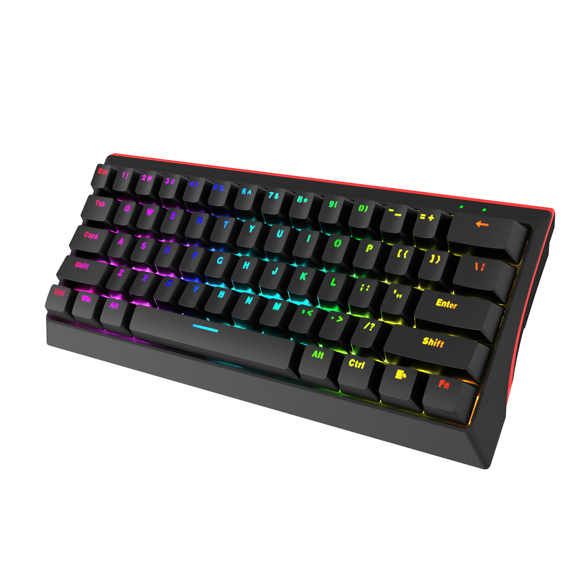 TECLADO MARVO 60% Wireless Mechanical Gaming Keyboard KG962 BLUE SWITCHES