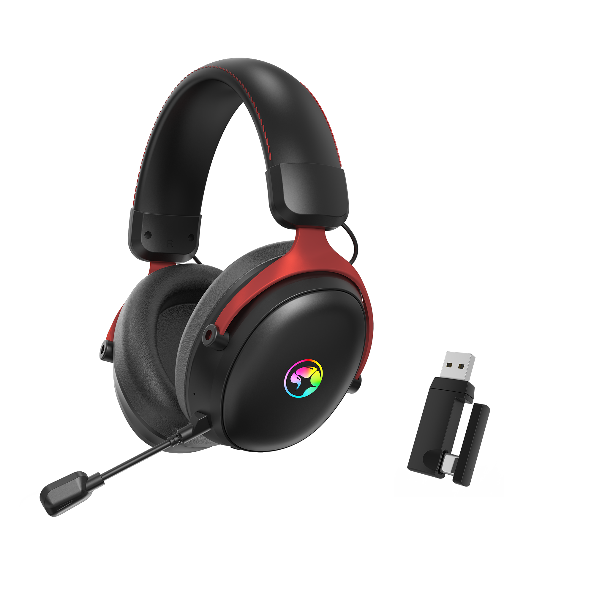 AURICULARES MARVO Wireless Gaming Headphone HG9076W TACTIC X PRO TRI MODE