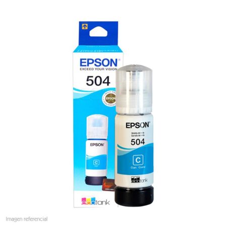 TINTA DE IMPRESORA EPSON 504 CIAN