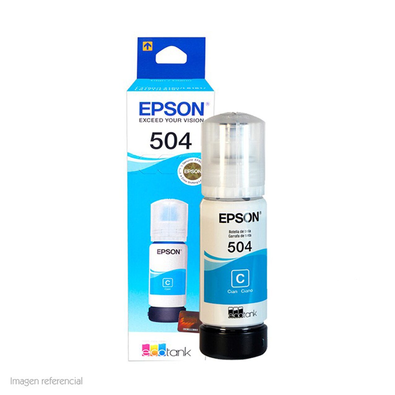 TINTA DE IMPRESORA EPSON 504 CIAN