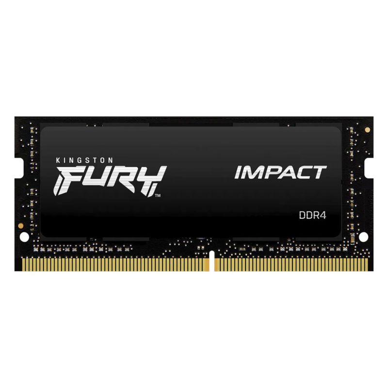 Memoria RAM SO-DIMM KINGSTON FURY IMPACT 8GB DDR4-3200MHZ PC4-25600 CL20 ECC 260-PIN