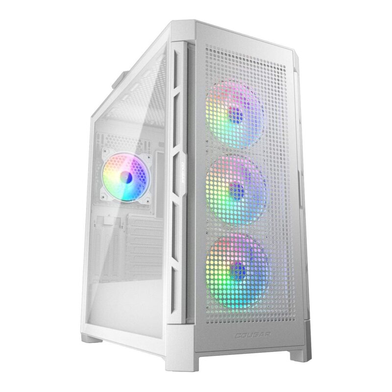 CASE Cougar Gamer Duoface RGB vidrio templado Mid-Tower no incluye fuente de poder blanco - Image 10