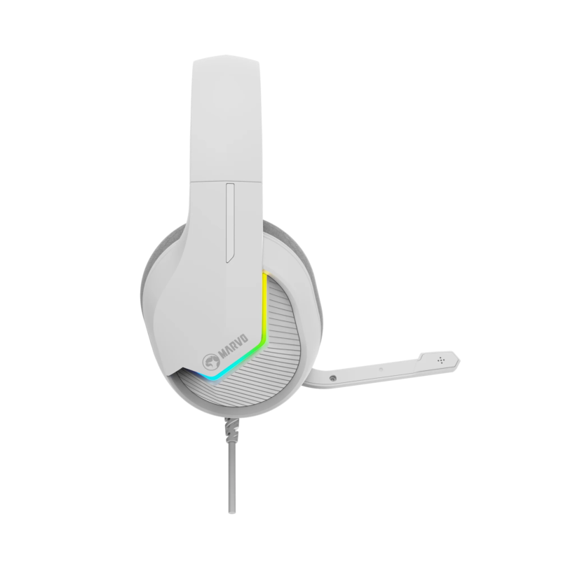 AURICULARES MARVO Wired Gaming Headset HG 9076 X TACTIC 40 WHITE - Image 3