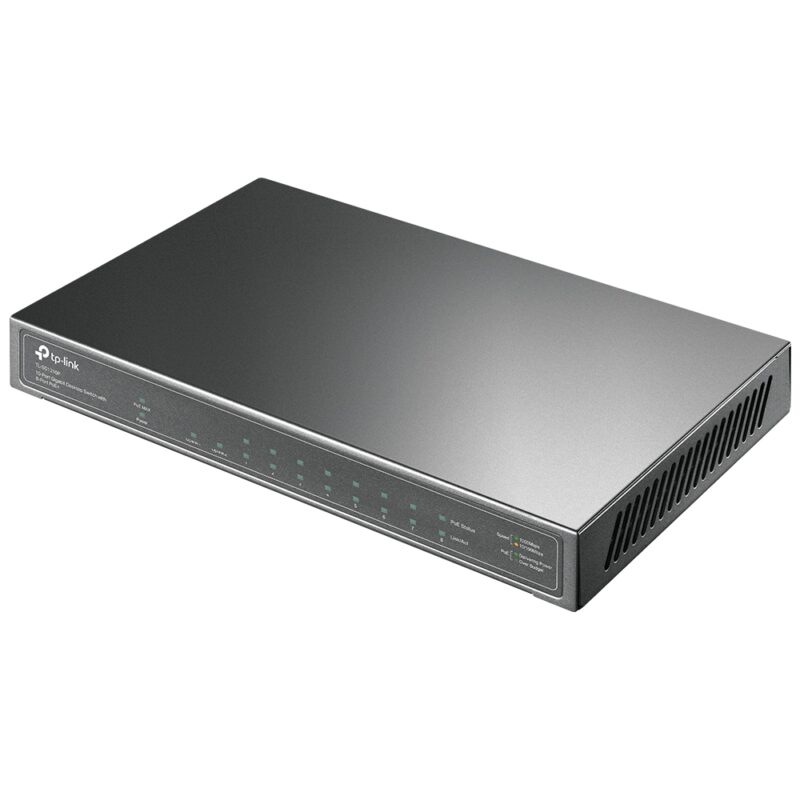 SEGURIDAD ELECTRONICA TP LINK SWICH 10 PUERTOS TPLINK POE SG1210 - Image 5