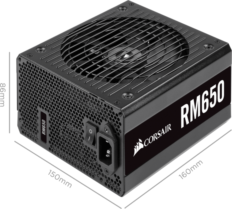 FUENTE DE PODER CORSAIR 650W 80 GOLD PLUS